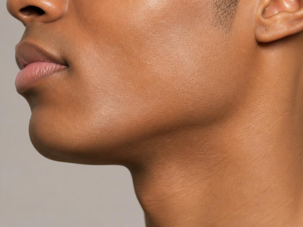 Jawline · ingrown-hair clearance — after 14 nights